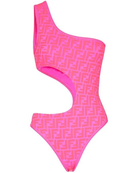 fendi swimsuit pink